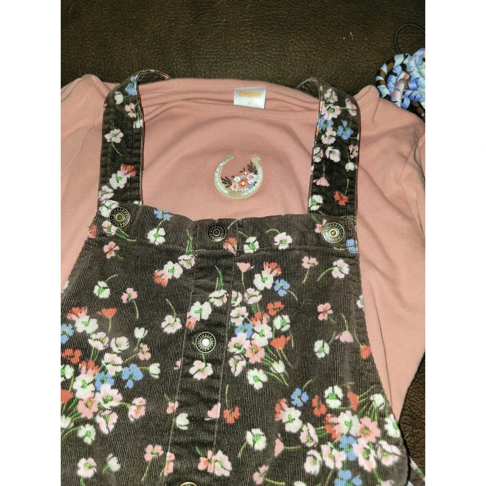 Gymboree western skies top and dress size‎ 10 with ponytail holder
